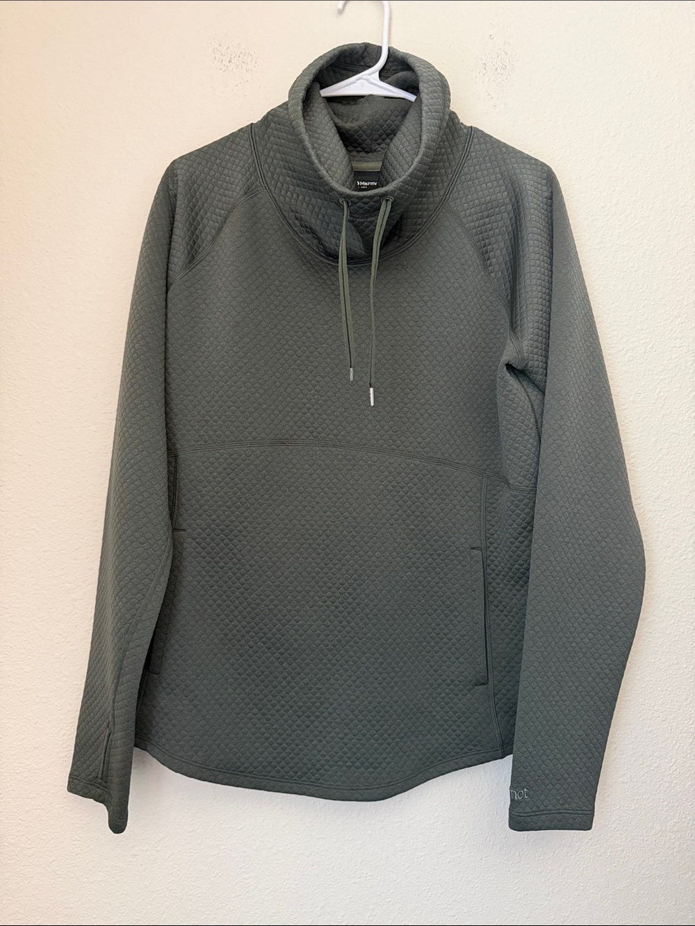 Marmont Annie Quilted Cowl Neck Sweatshirt